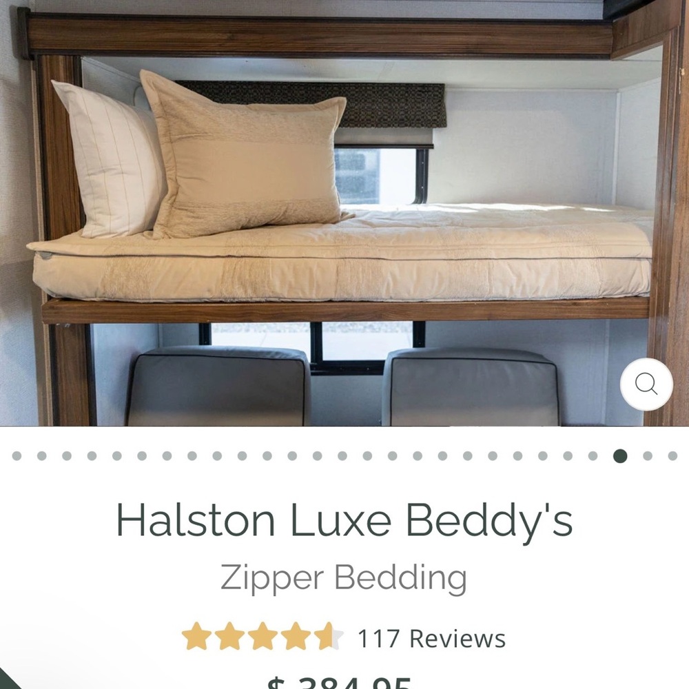 Beddys Halston Luxe Zipper Bedding - Cream